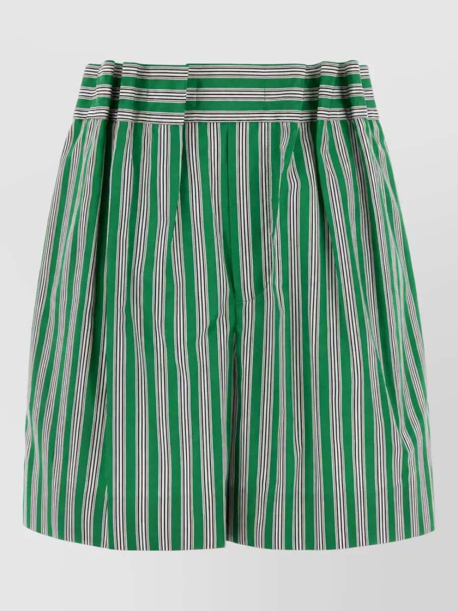 Loewe Embroidered Poplin Shorts