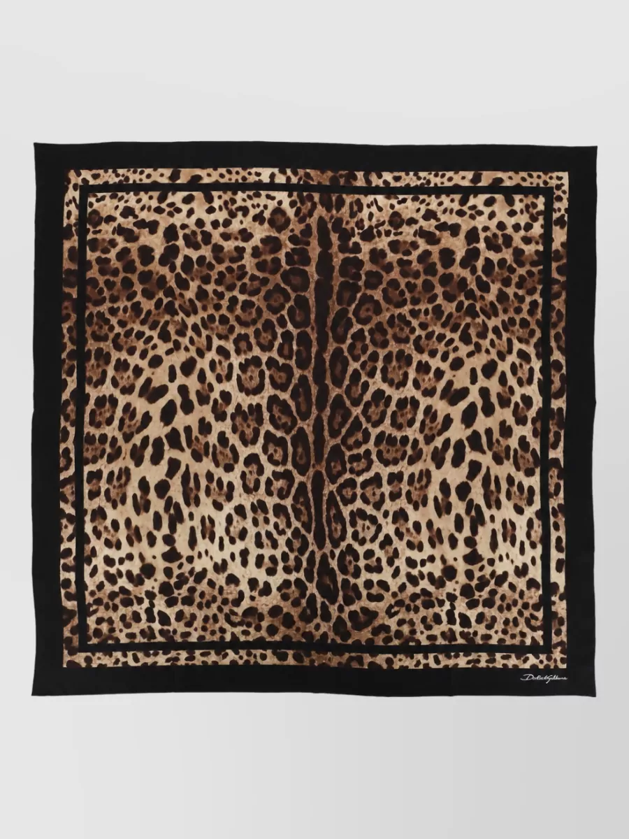 Dolce&Gabbana Silk Floral-Print Scarf