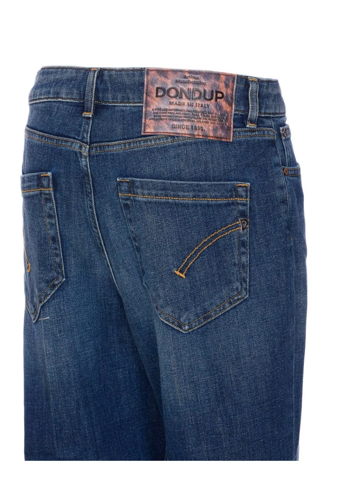 Dondup Trousers Loose Fit Rolled Cuffs