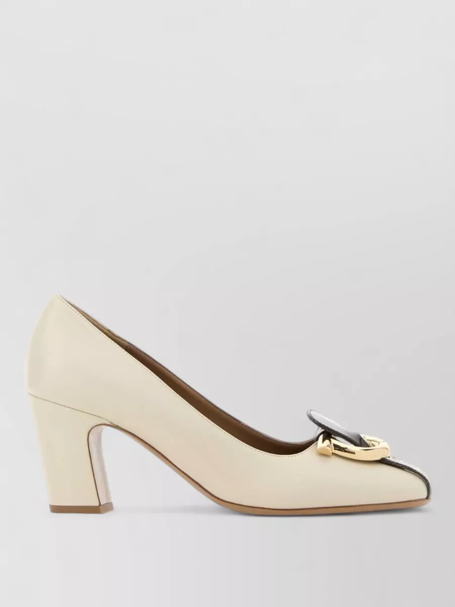Ferragamo leather pumps