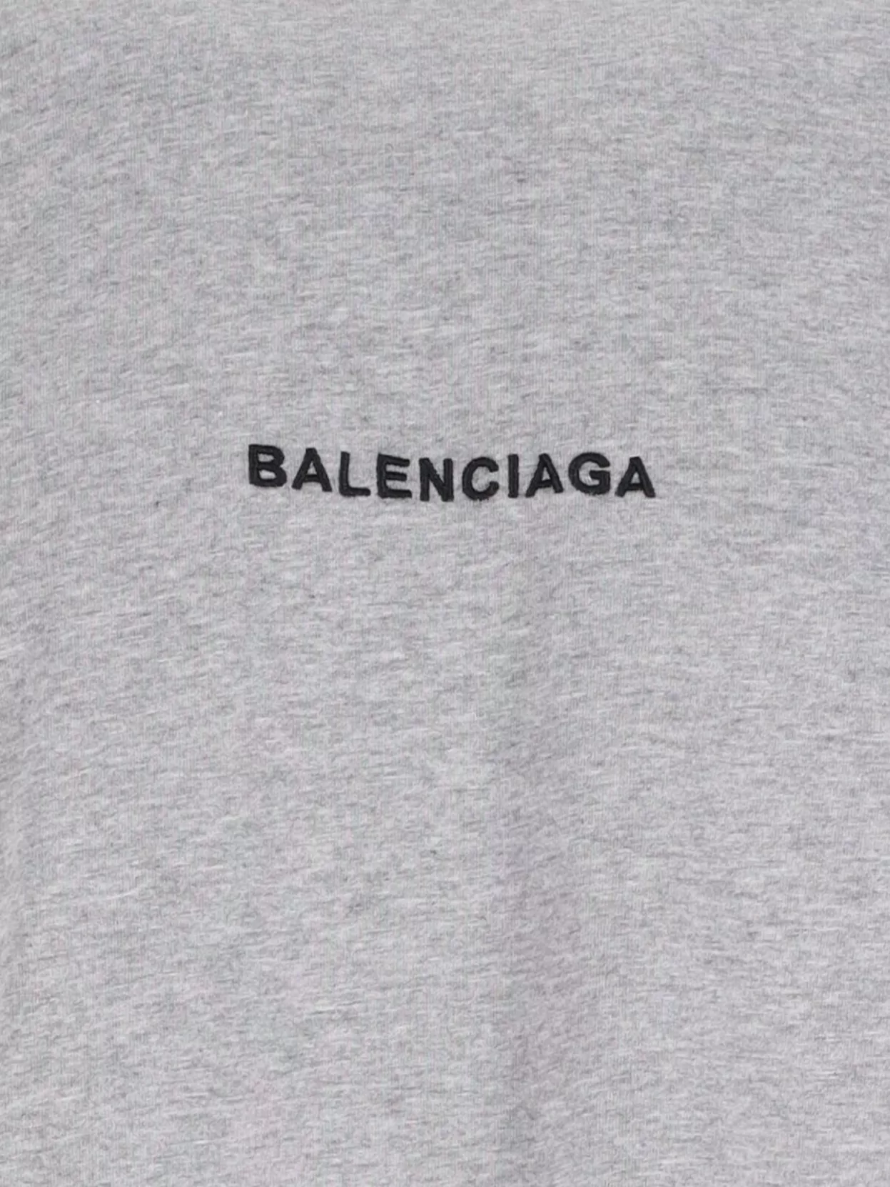Balenciaga Crew Neck Patch Detail Unisex Design