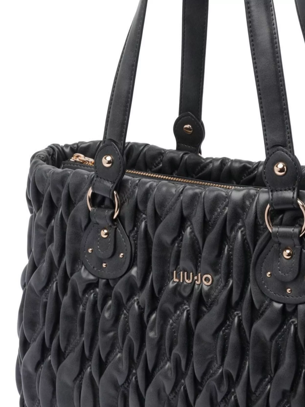 Liu •jo Quilted Texture Tote Bag With Shoulder Strap