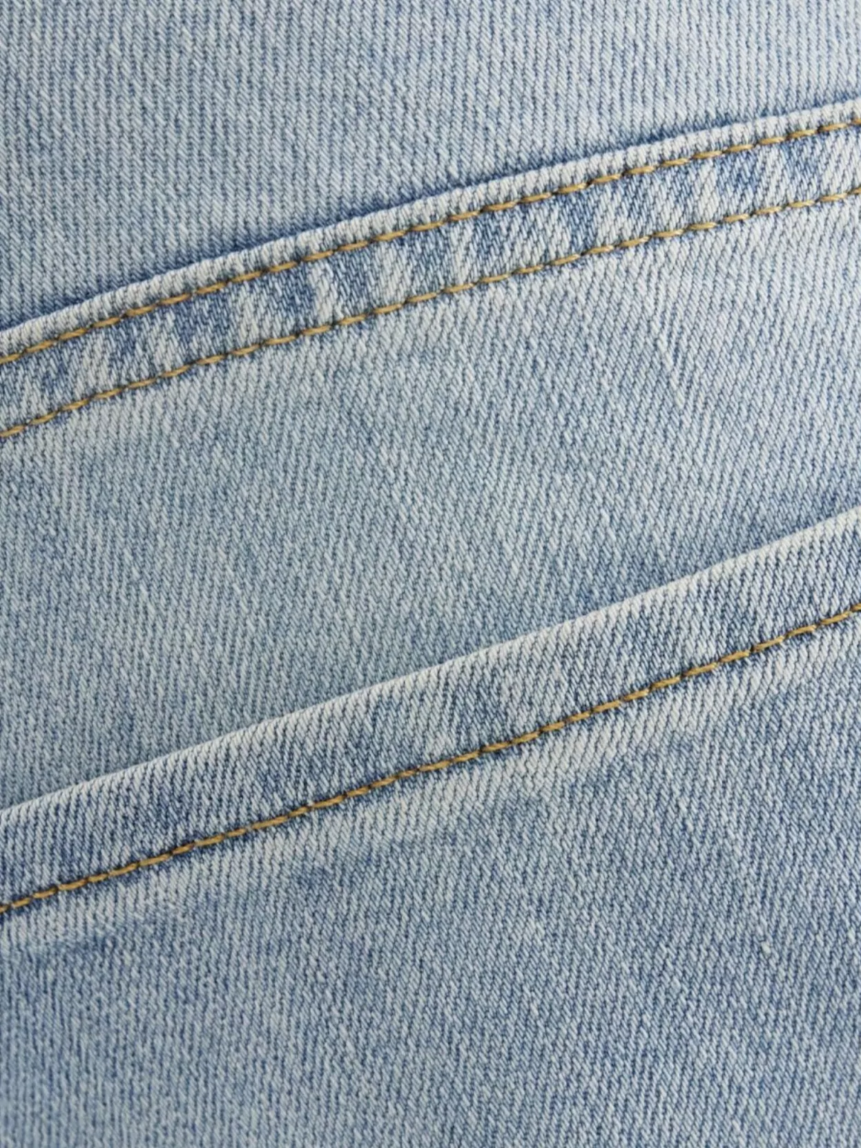 7 FOR ALL MANKIND BELT LOOPED FADED DENIM TROUSERS