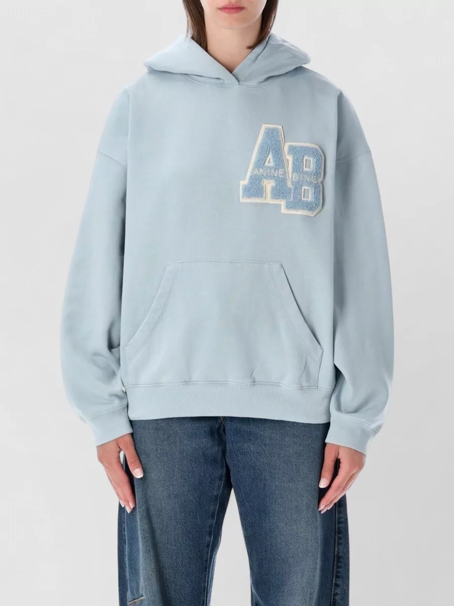Anine Bing cotton oversized hoodie