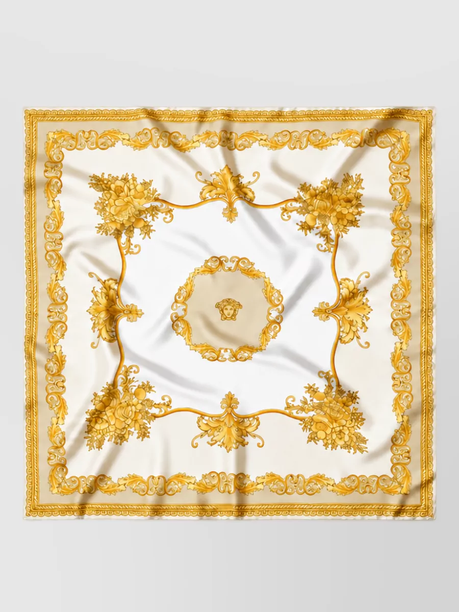 Versace Silk printed square scarf