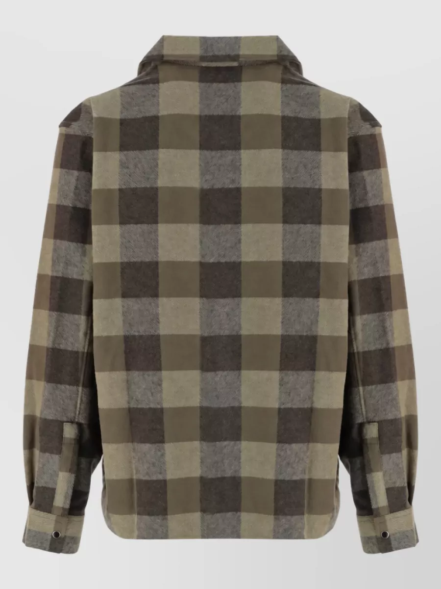 Amiri Cotton Flannel Shirt Jacket