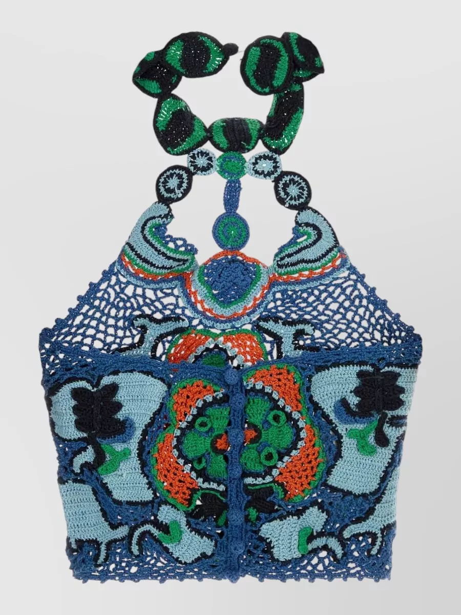 Etro Crochet Embroidered Top