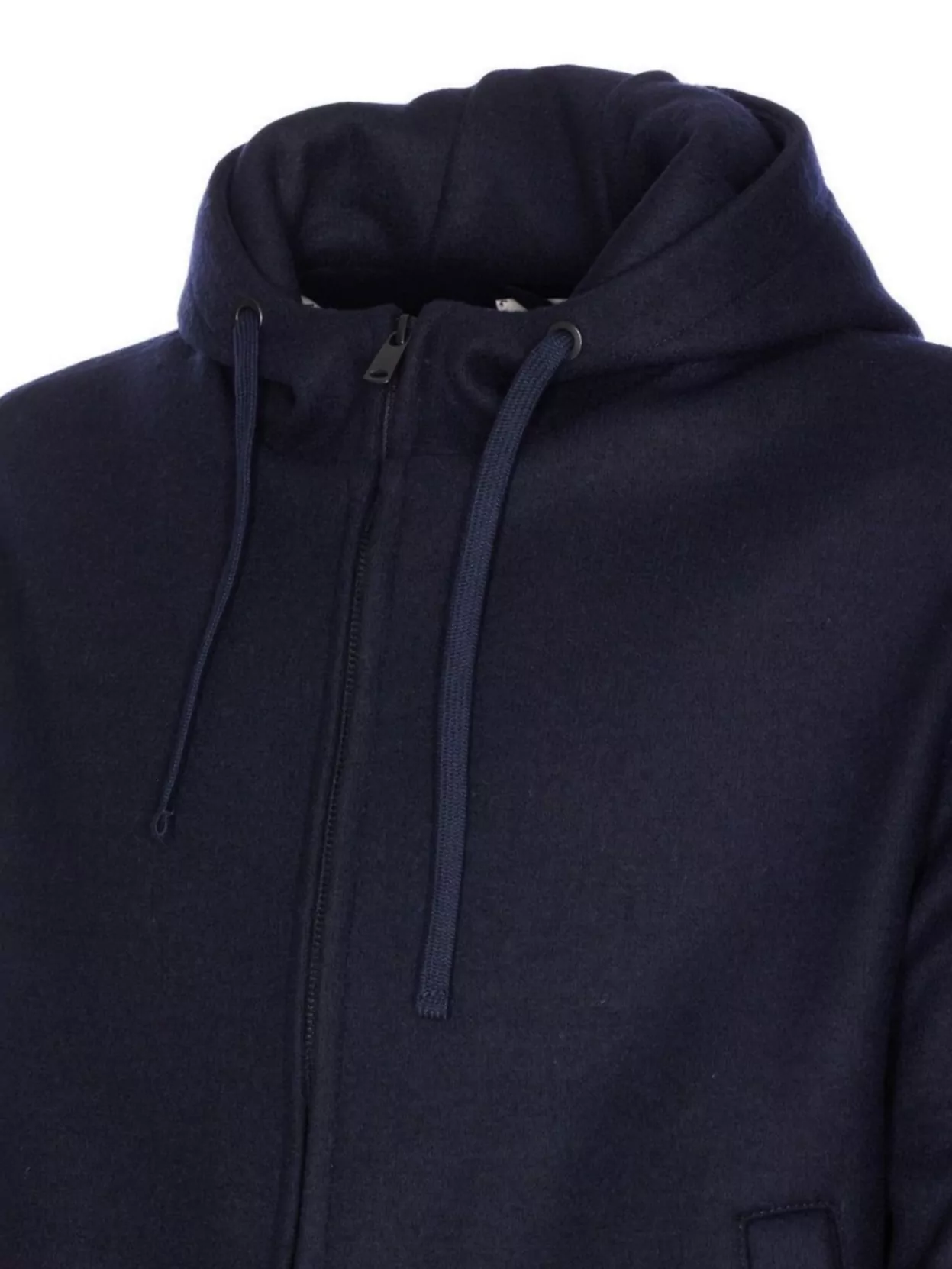 Circolo 1901 Hooded Sweatshirt With Drawstring And Pockets In Blue