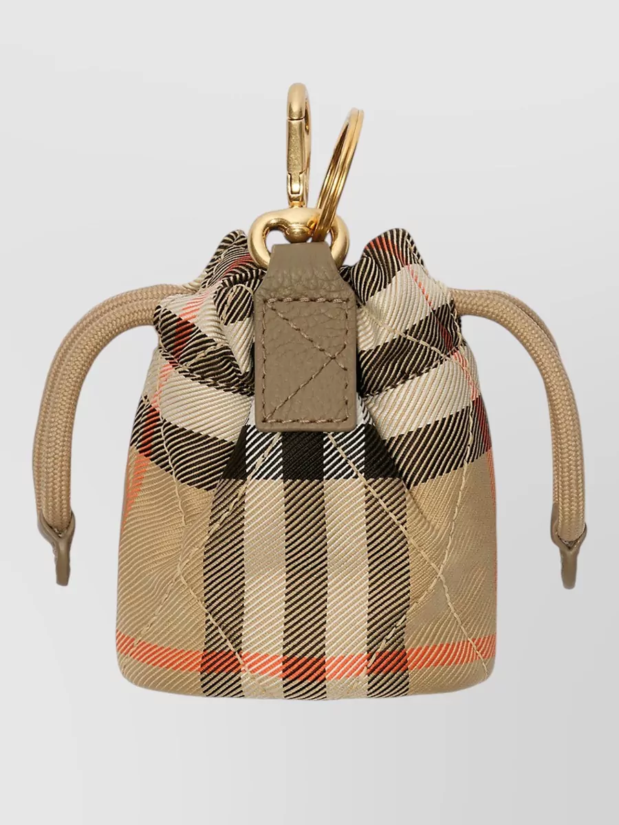 Burberry horseshoe pouch charm