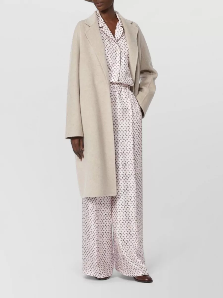 Max Mara Silk Cuban Collar Shirt