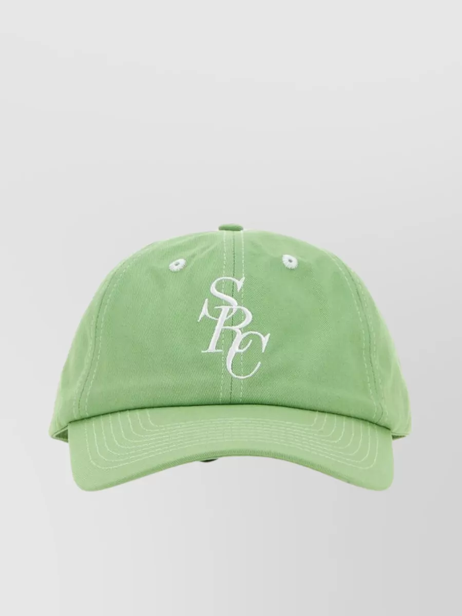 Shop Sporty And Rich Cotton Cap With Curved Visor And Ventilation Holes In Pastel