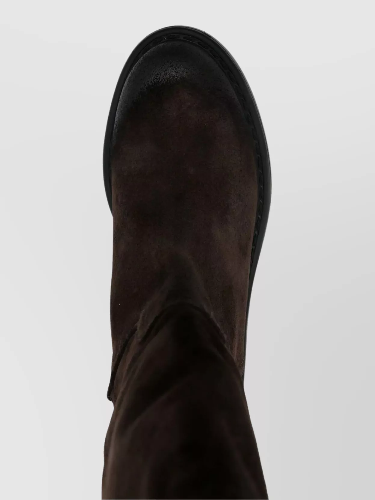 Miu Miu Chunky Sole Suede Mid-Calf Boots