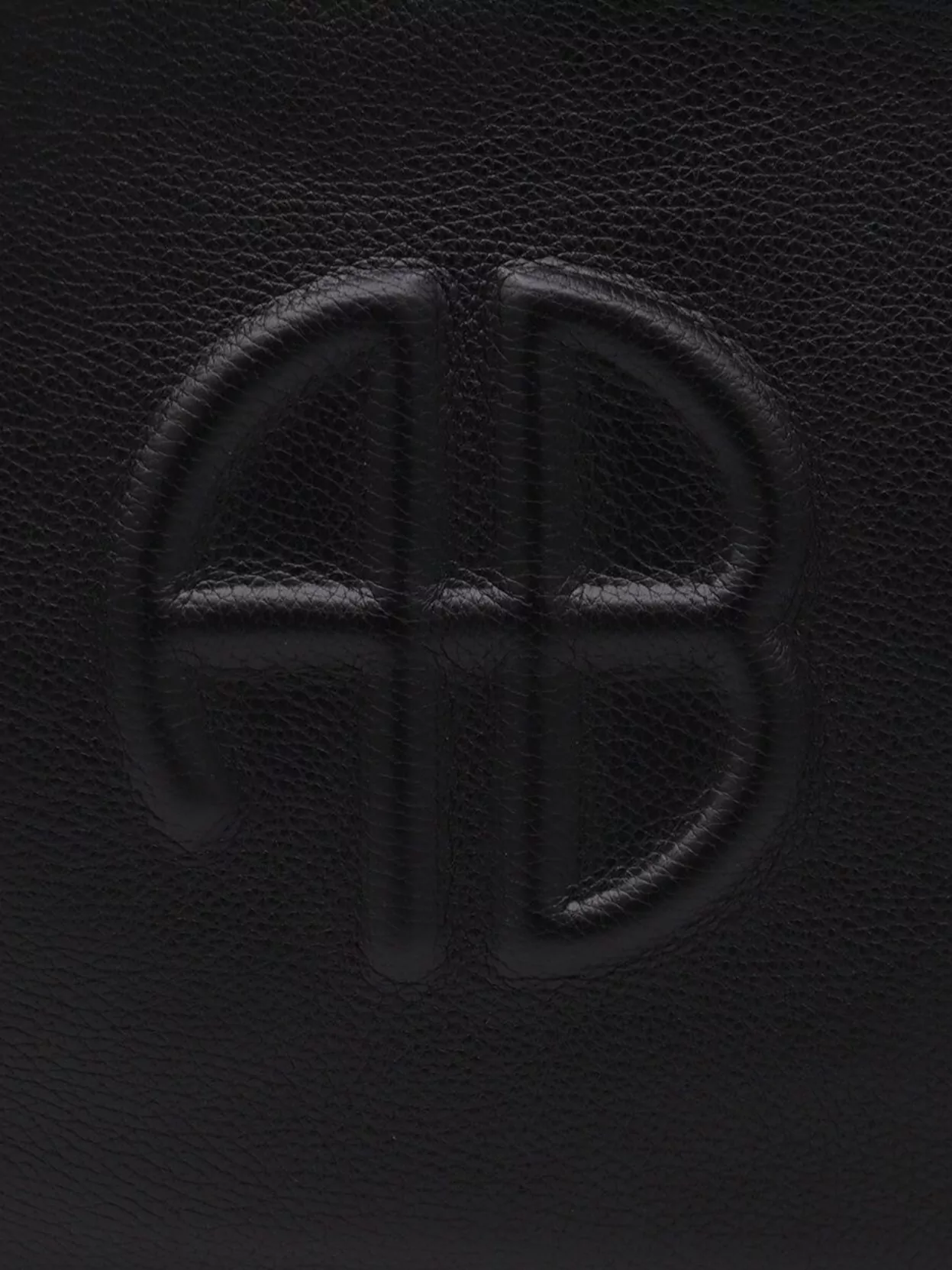 Anine Bing Black Leather Lili Tote Bag