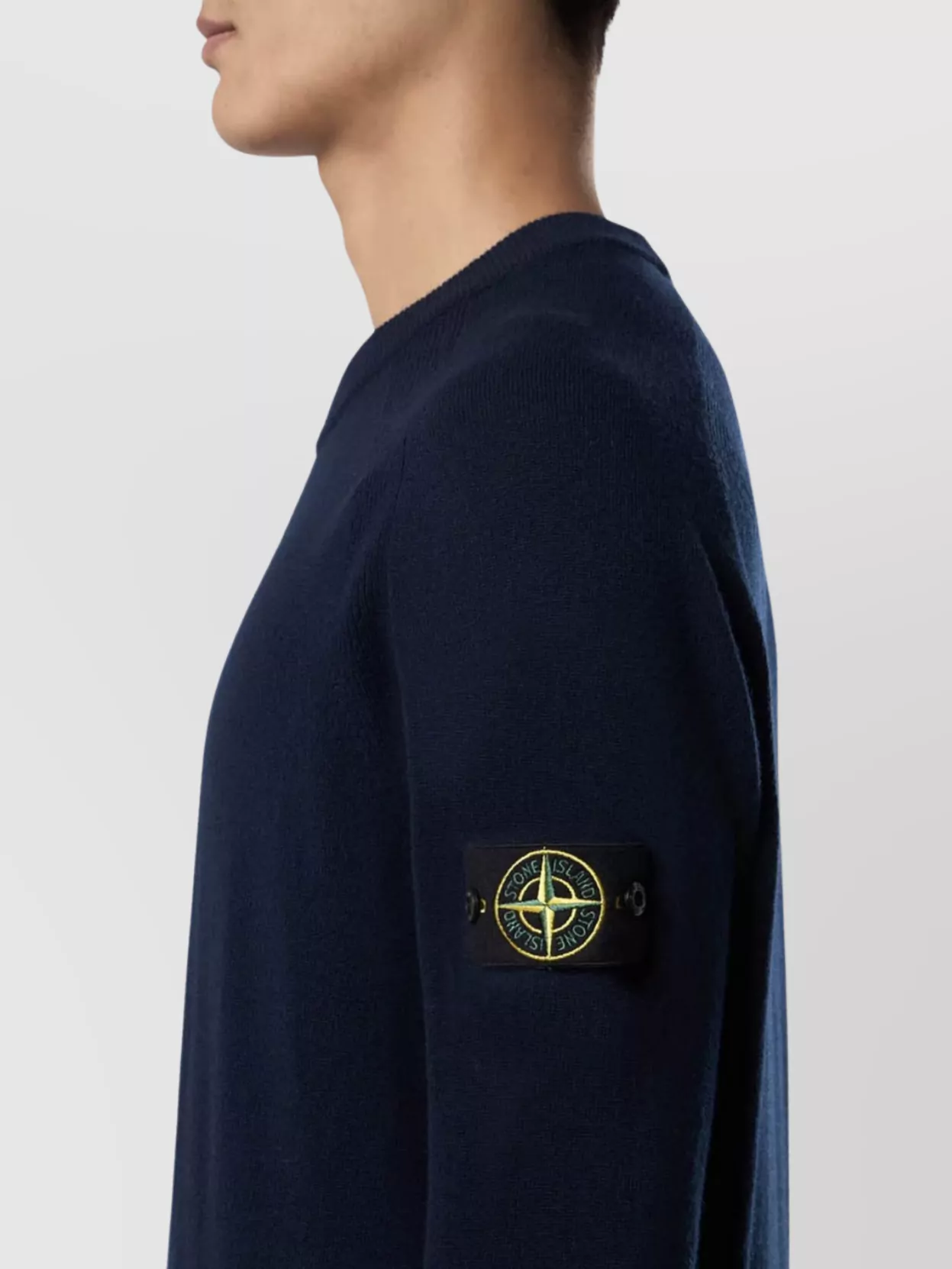 Stone Island Crew Neck Jumper Raglan Sleeves