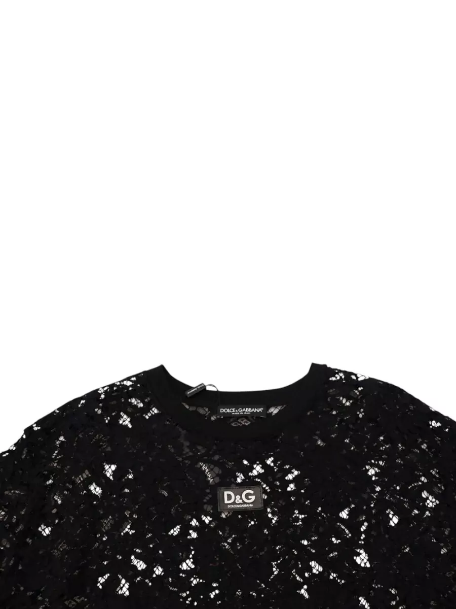 Dolce&Gabbana Floral Lace Mini Dress