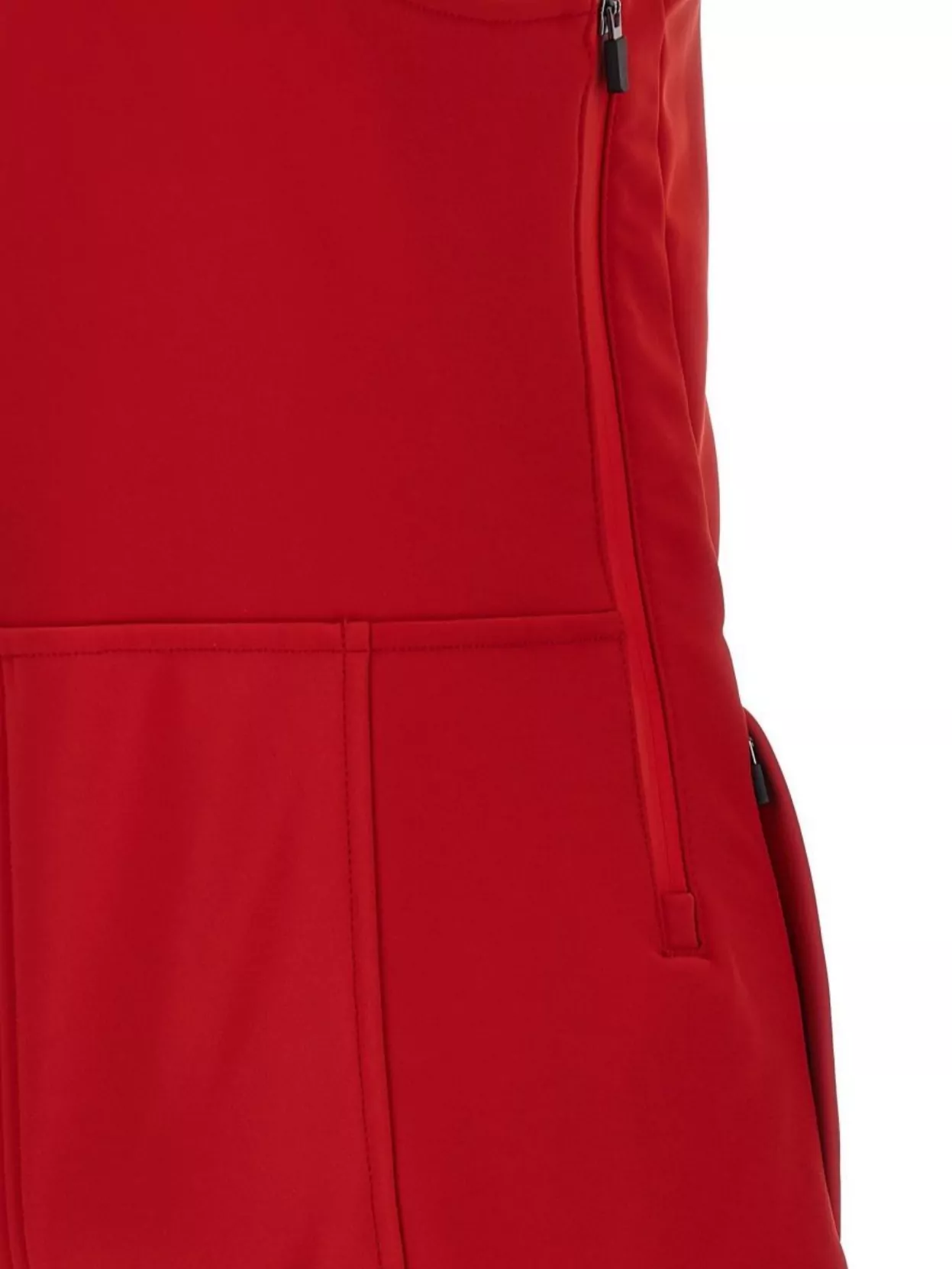 Perfect Moment Ski Overalls With Adjustable Straps And Pockets In Red