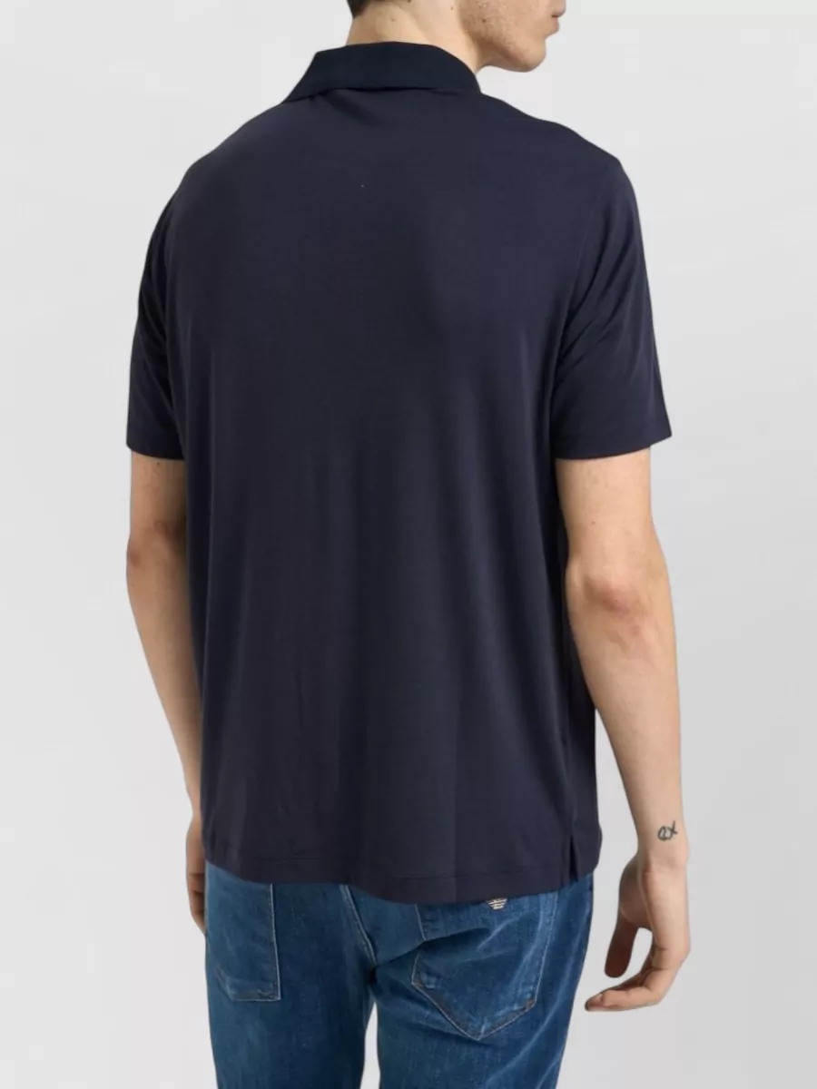 Emporio Armani Silk Polo Shirt