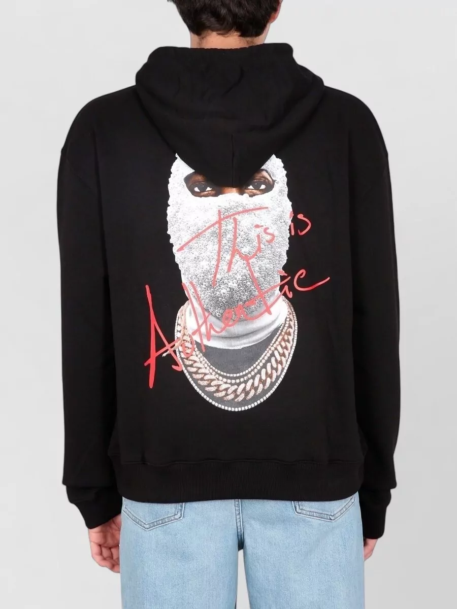 Ih Nom Uh Nit Printed Cotton Hoodie