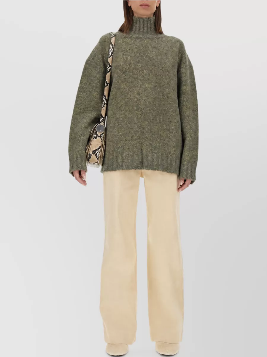 Jil Sander flared wide-leg trousers