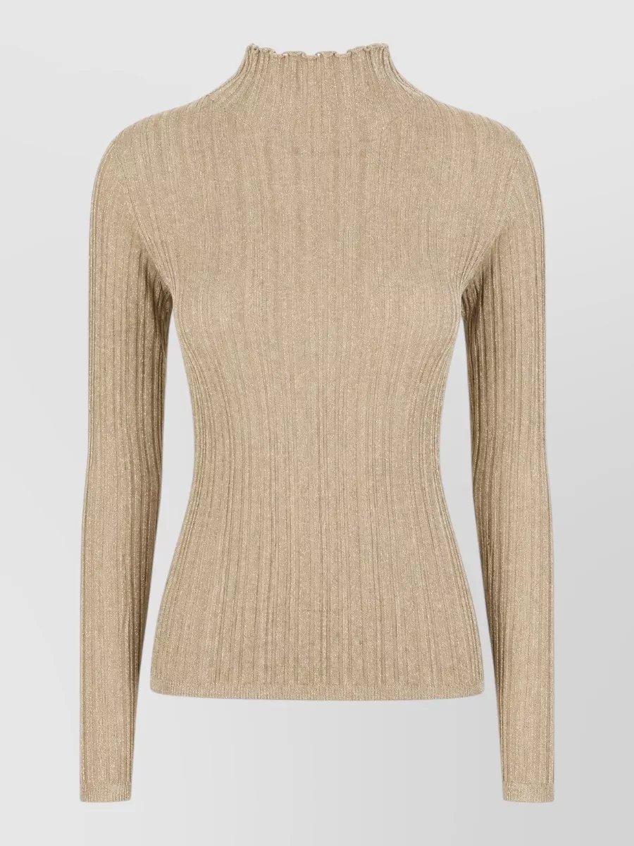Fabiana Filippi Metallic viscose-blend sweatshirt