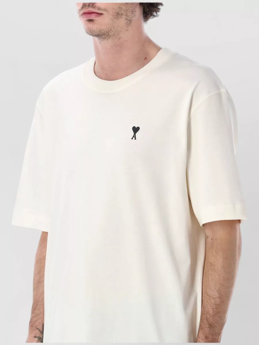 Ami Paris Place Des Victoires Paris Graphic T-Shirt