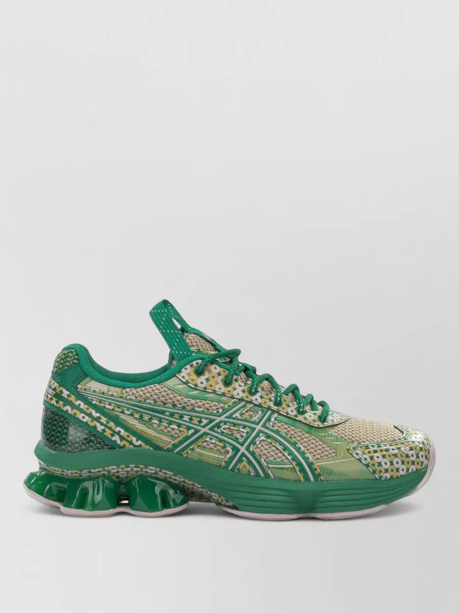 Asics Synthetic Leather Us7-S Gel-Kinetic Fluent Low-Top Sneakers