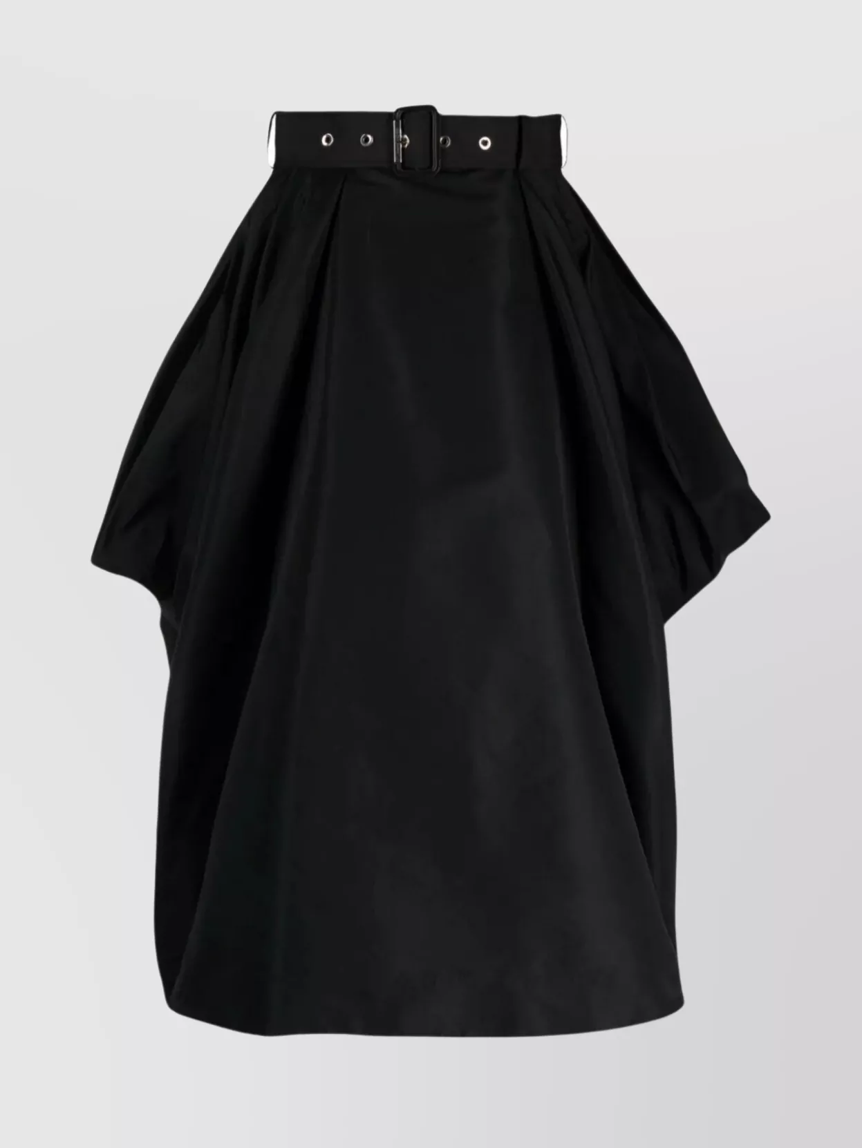 ALEXANDER MCQUEEN WAISTED DRAPED SKIRT WITH REMOVABLE BELT