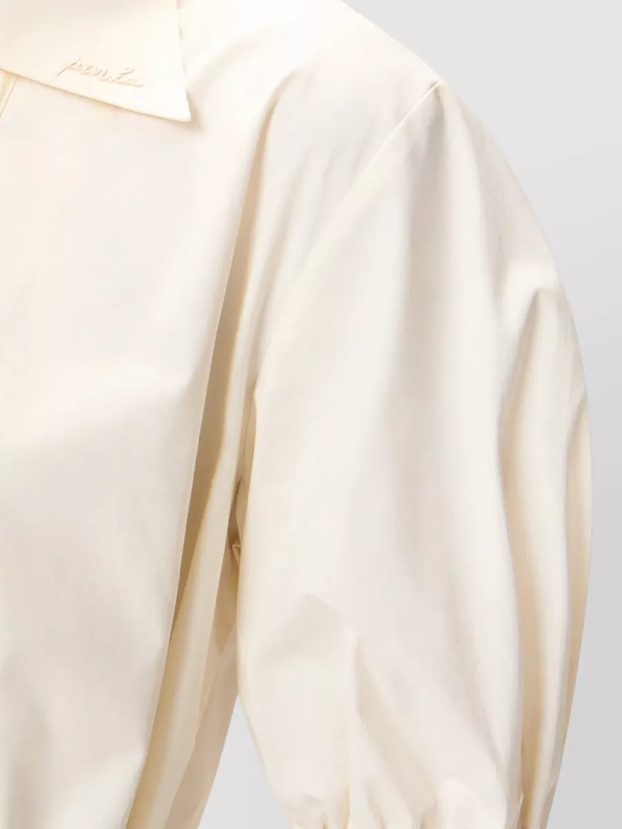 Pinko Wrap Dress Knee Length Puff Sleeves