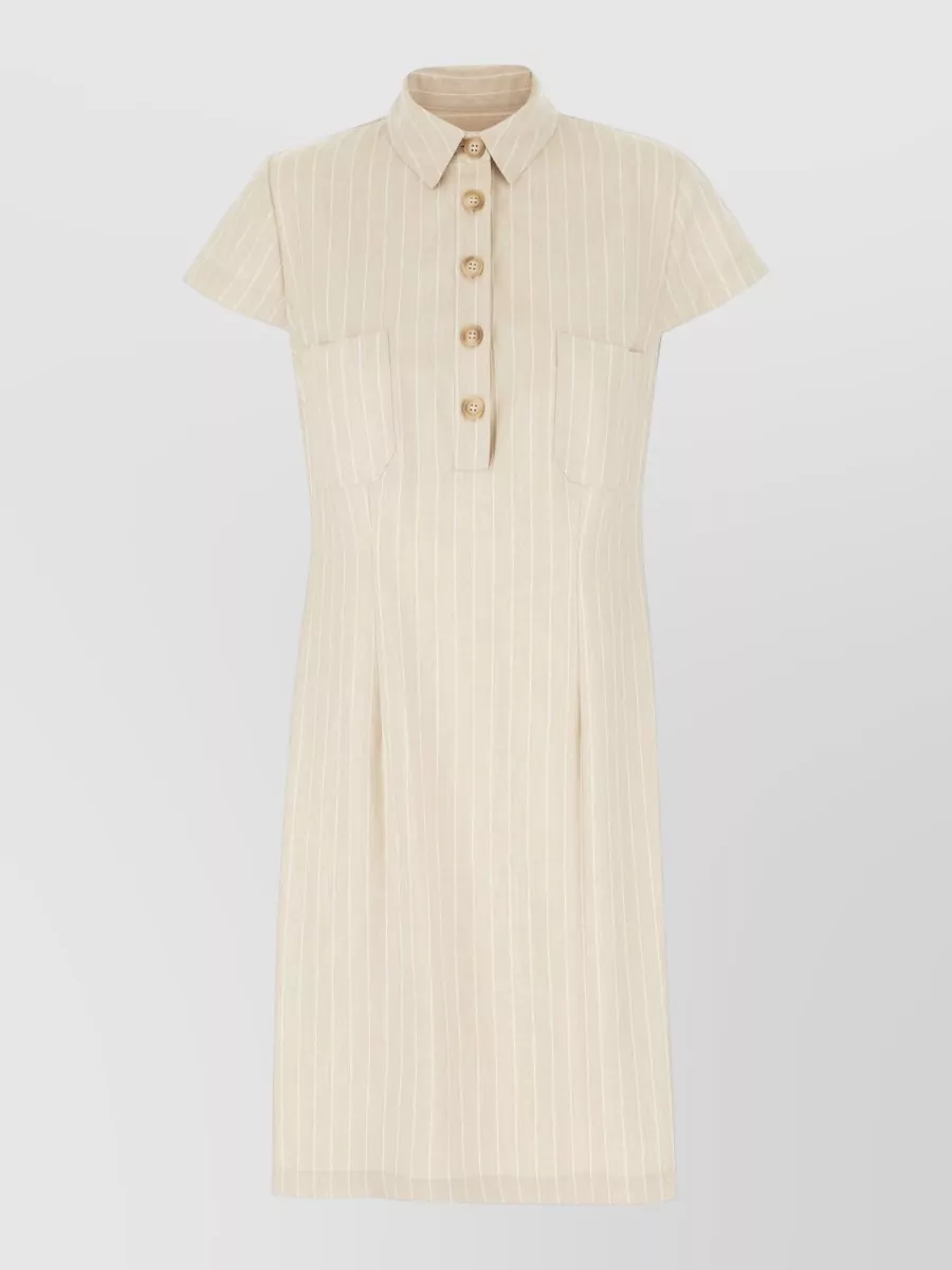 Le Sully Studio Embroidered knee-length dress