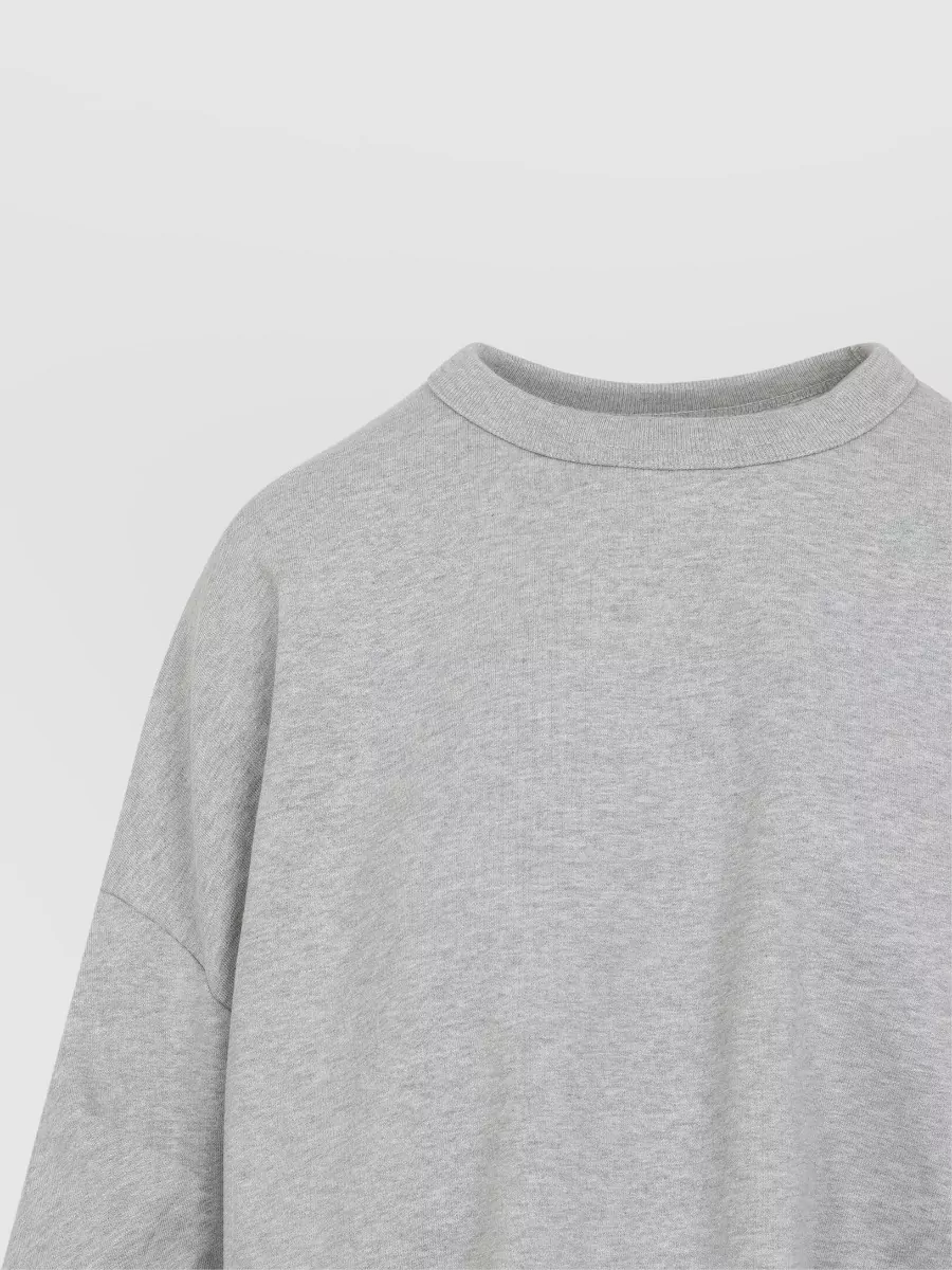 Dries Van Noten Cotton Oversized Gathered Sweatshirt