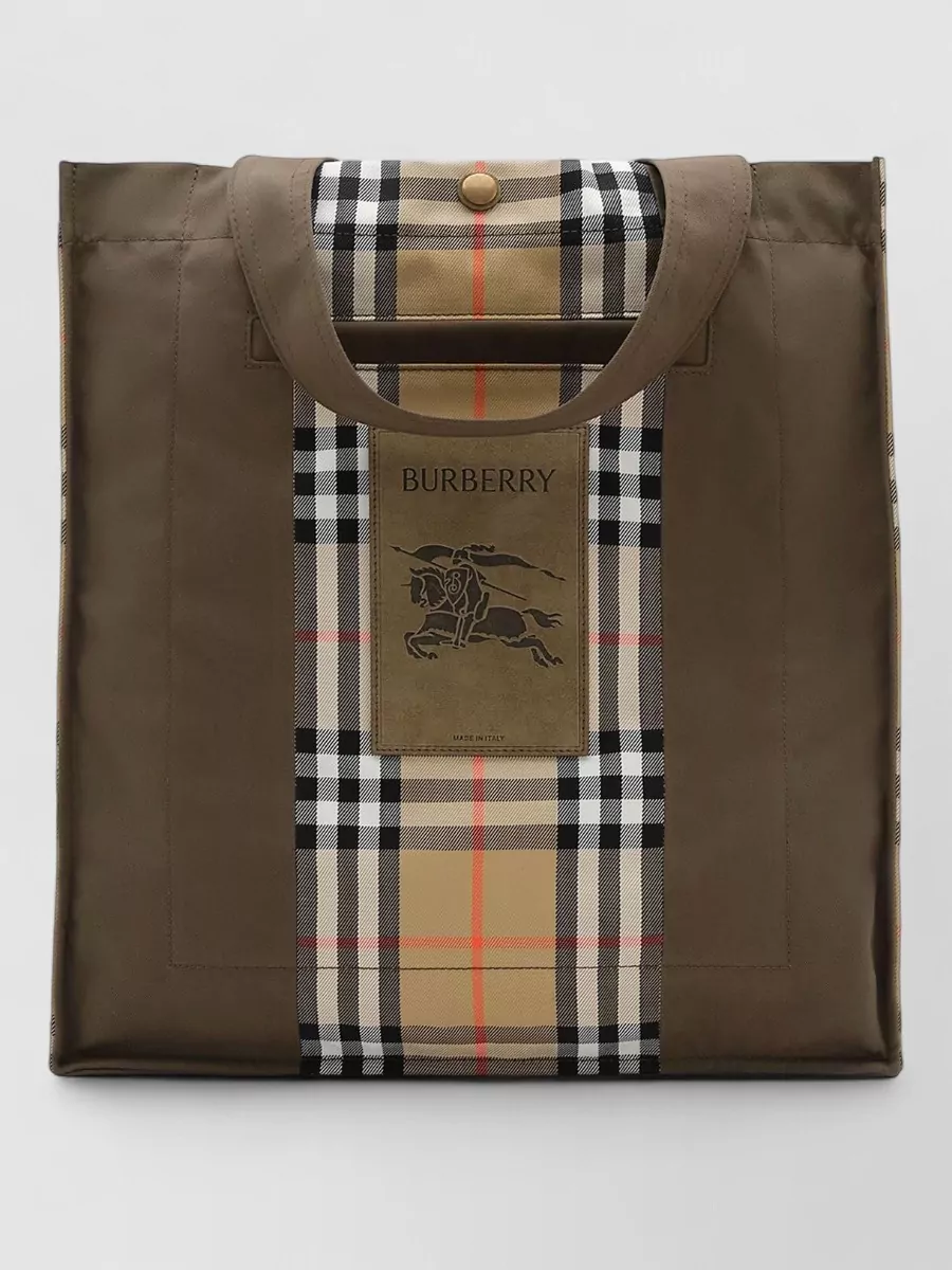 Burberry Canvas Tote Bag