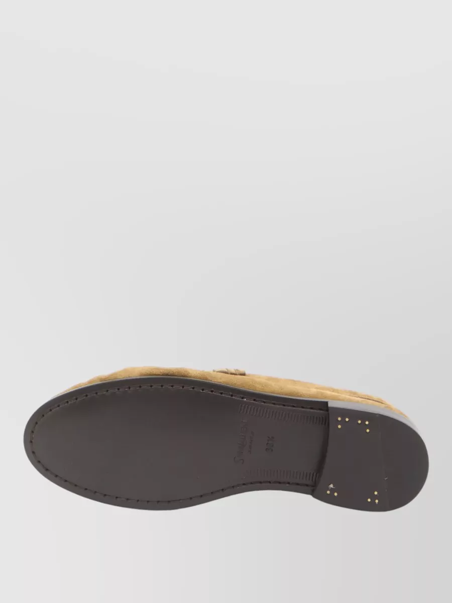 Saint Laurent Suede Loafers