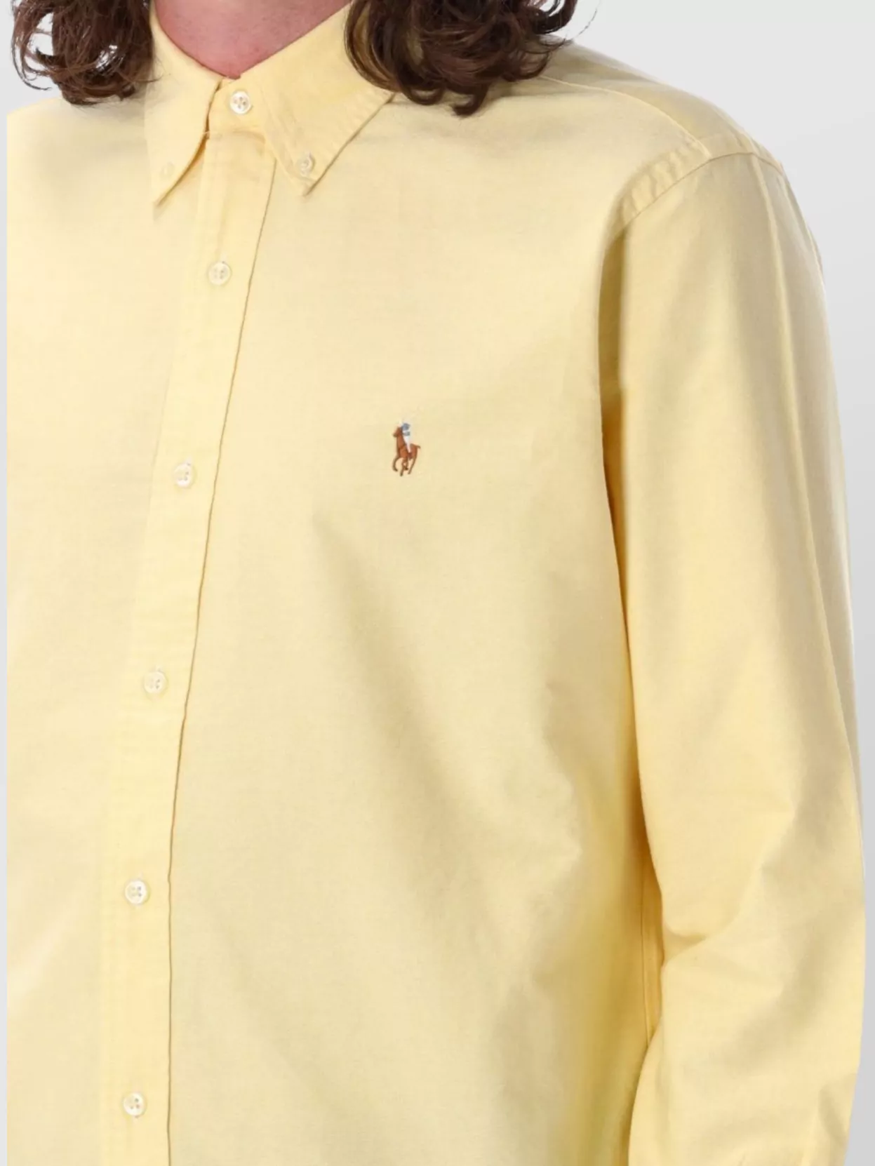 Polo Ralph Lauren Traditional Oxford Shirt Button-down Collar In Multi