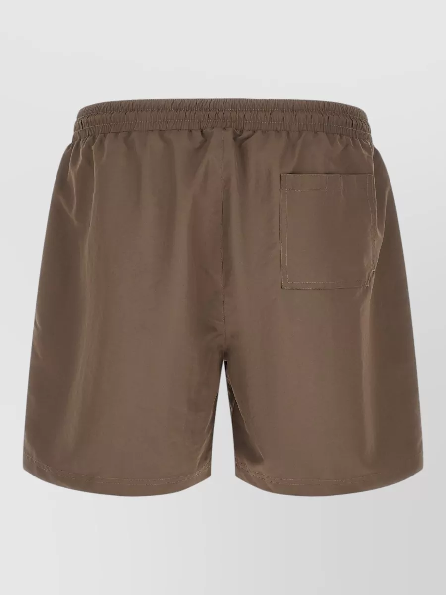 Brunello Cucinelli Logo-Embroidered Swim Shorts