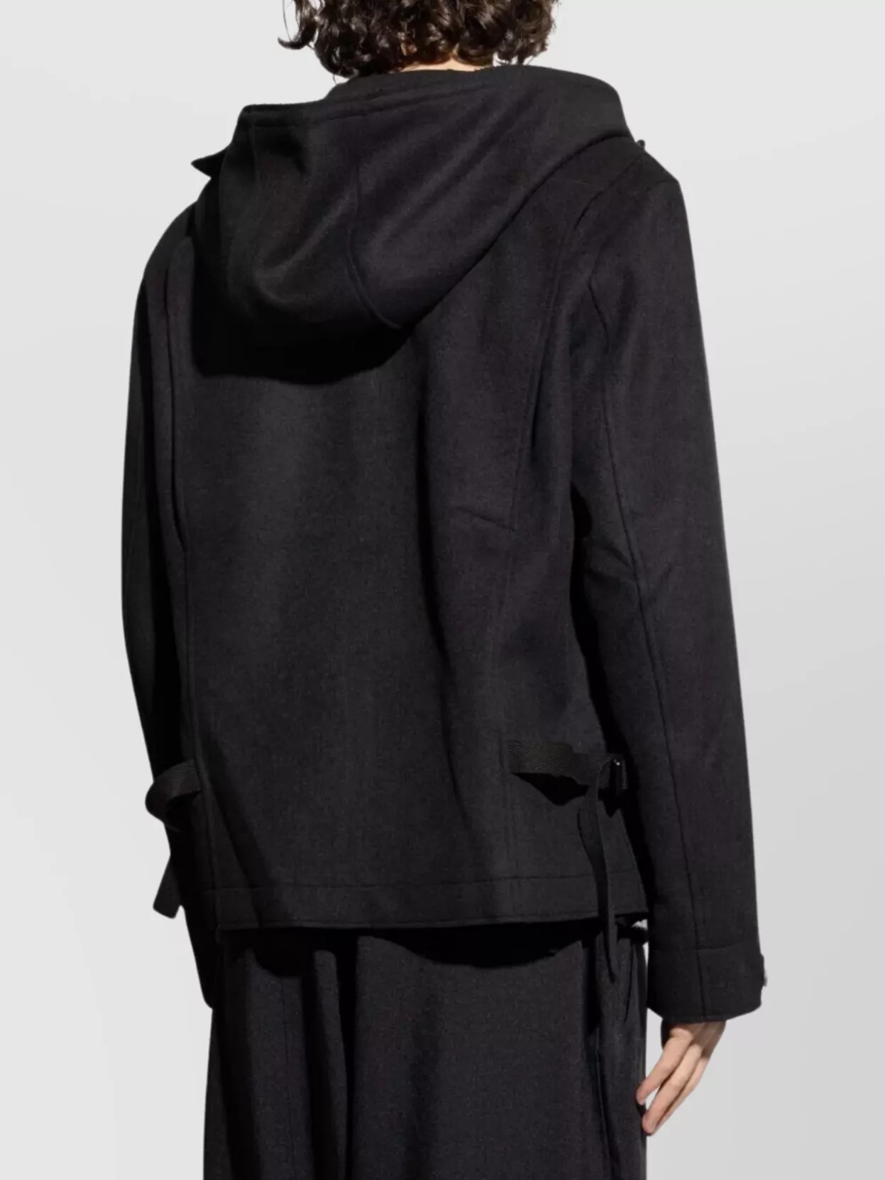 Y-3 Melton Jacket Hooded Adjustable Cuffs