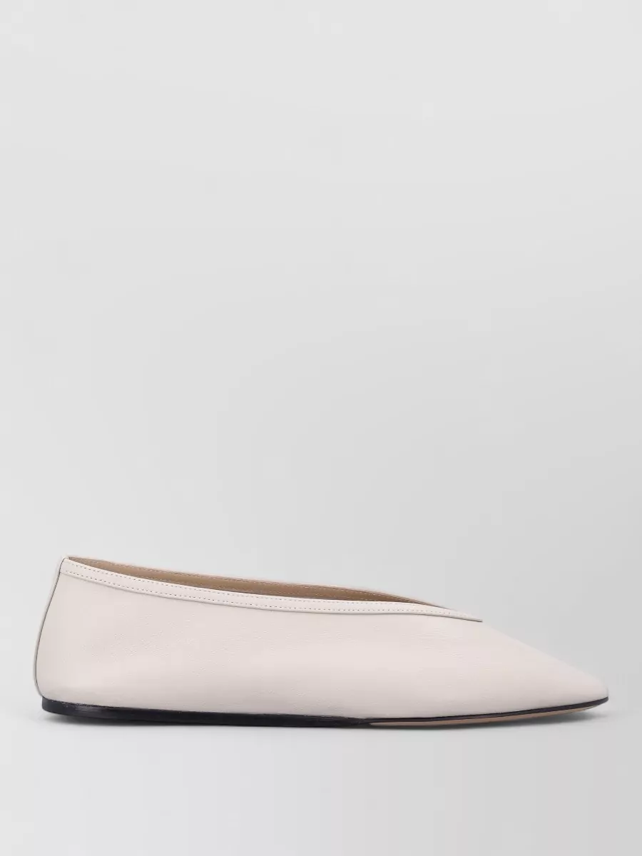 Le Monde Beryl Leather Ballerina Shoes