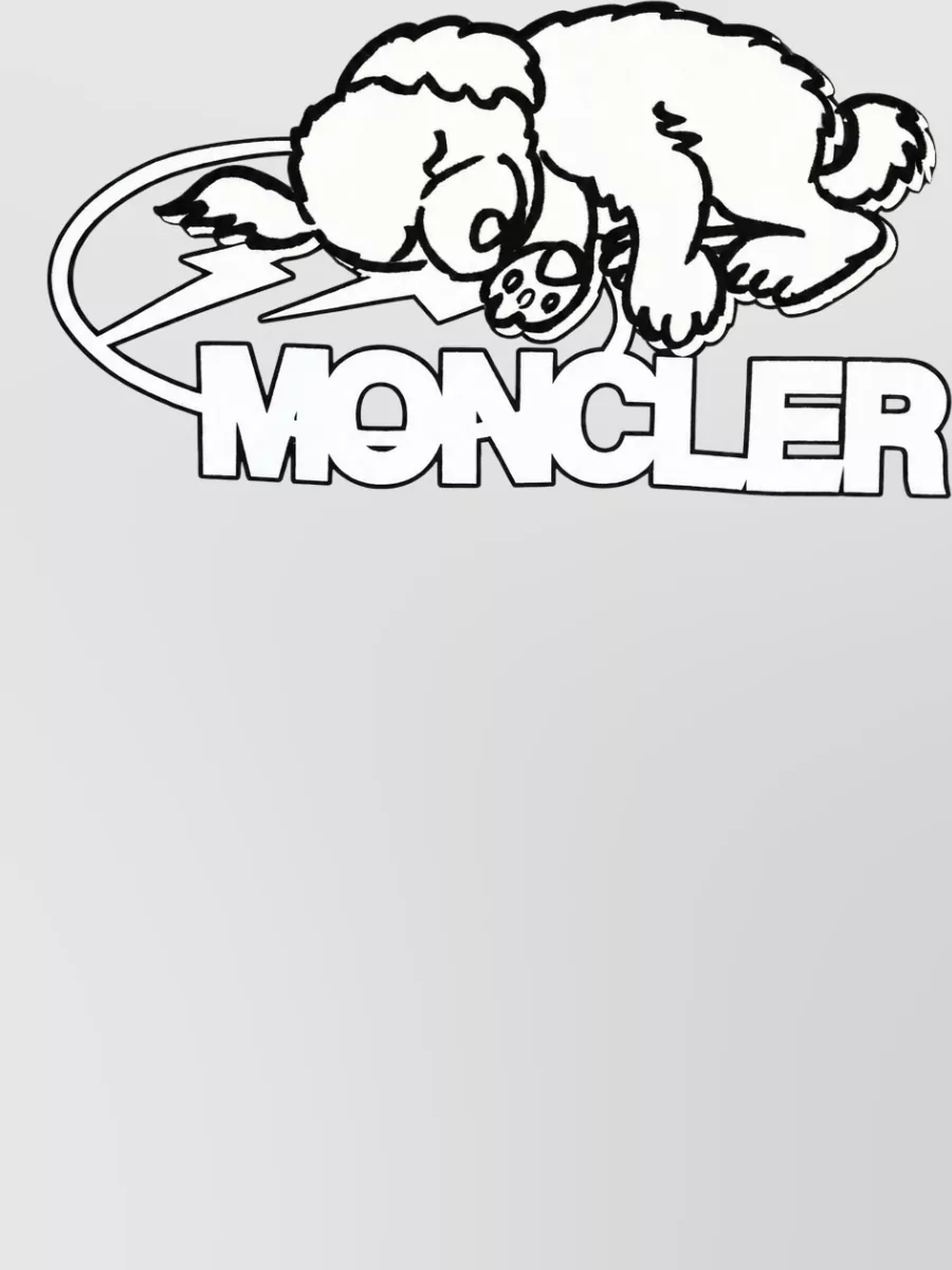 Moncler Cotton Logo Print Sweatshirt