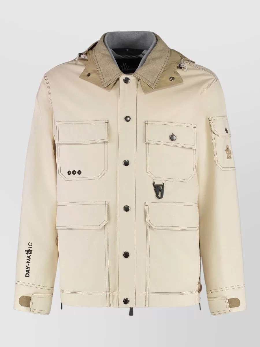 Moncler Grenoble down hooded puffer jacket