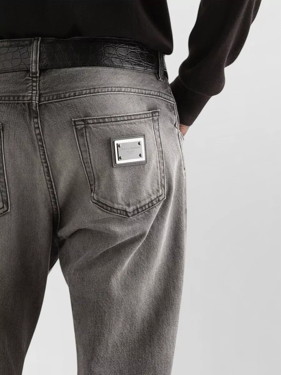 Dolce&Gabbana Distressed Regular-Fit Denim Jeans