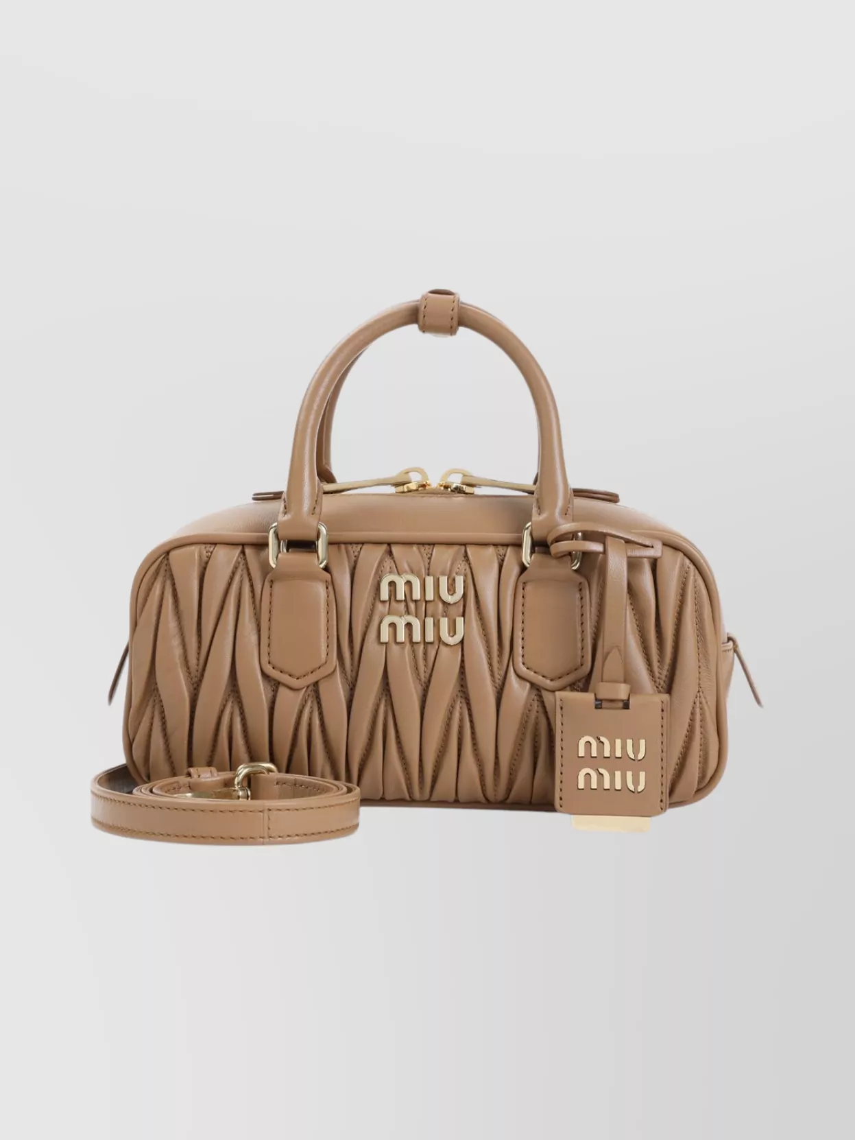 Miu Miu Quilted Shoulder Bag Detachable Strap