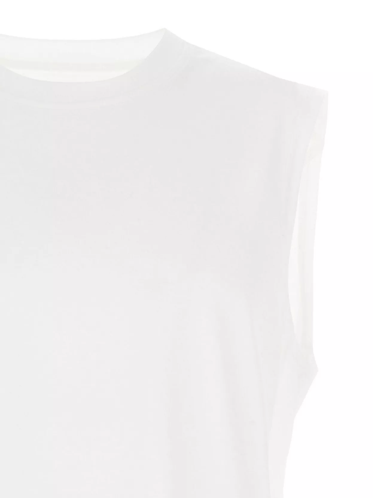 Y-3 Crew Neck Sleeveless Top With Side Stripe