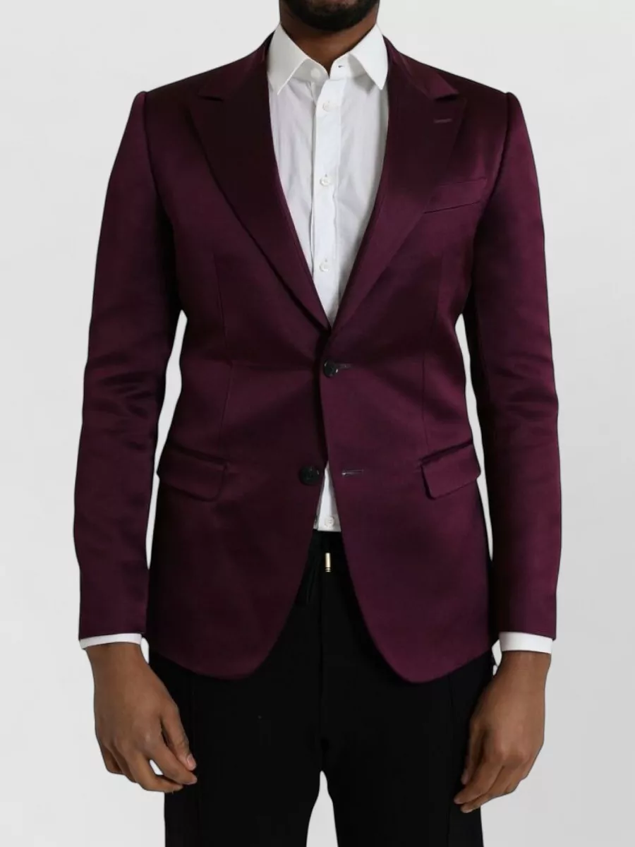 Dolce&Gabbana silk single-breasted blazer