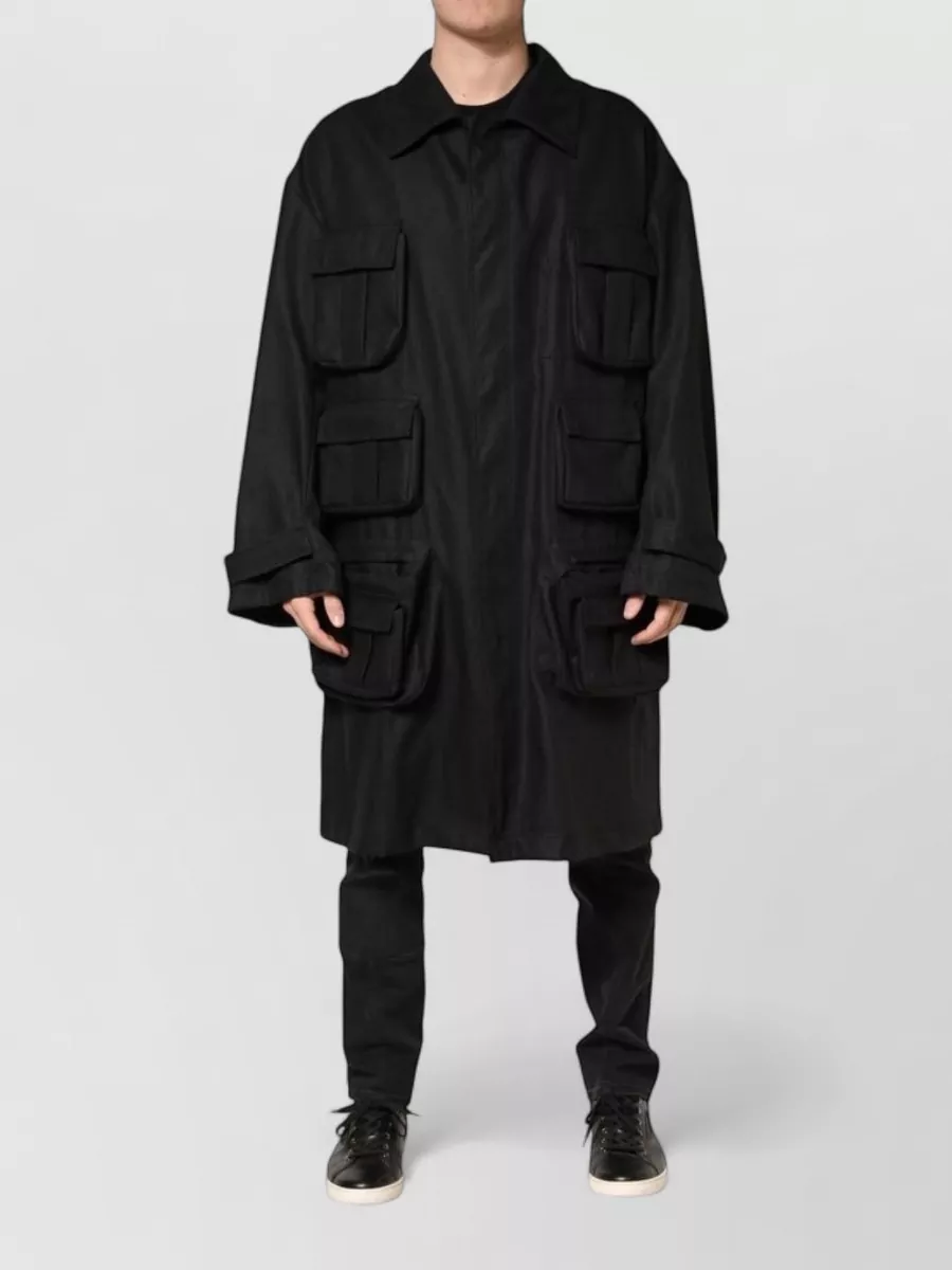 Dolce&Gabbana Linen single breasted trench coat