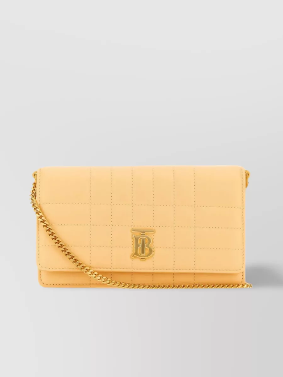 BURBERRY COMPACT LOLA QUILTED LEATHER CROSSBODY