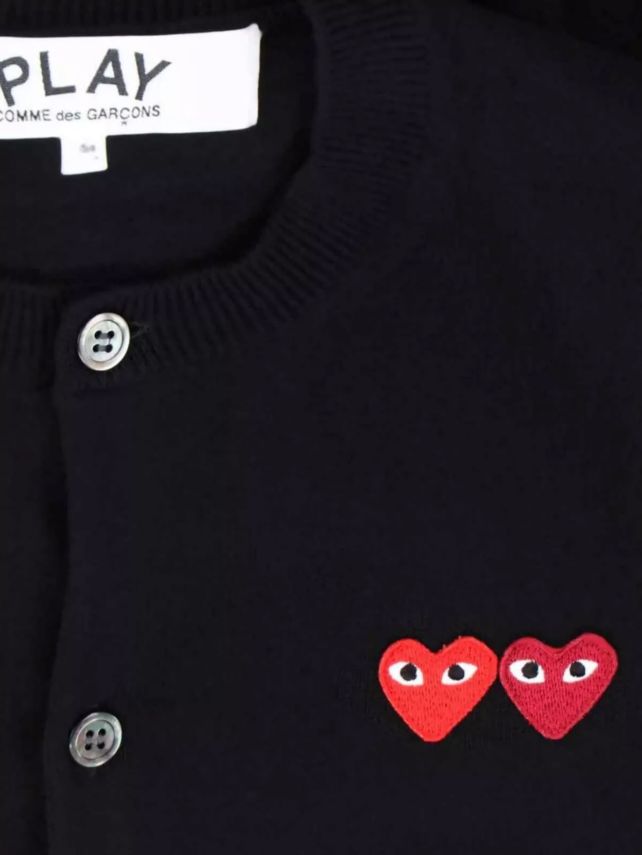 Comme Des Garçons Play Long Sleeve Crew Neck Top Design