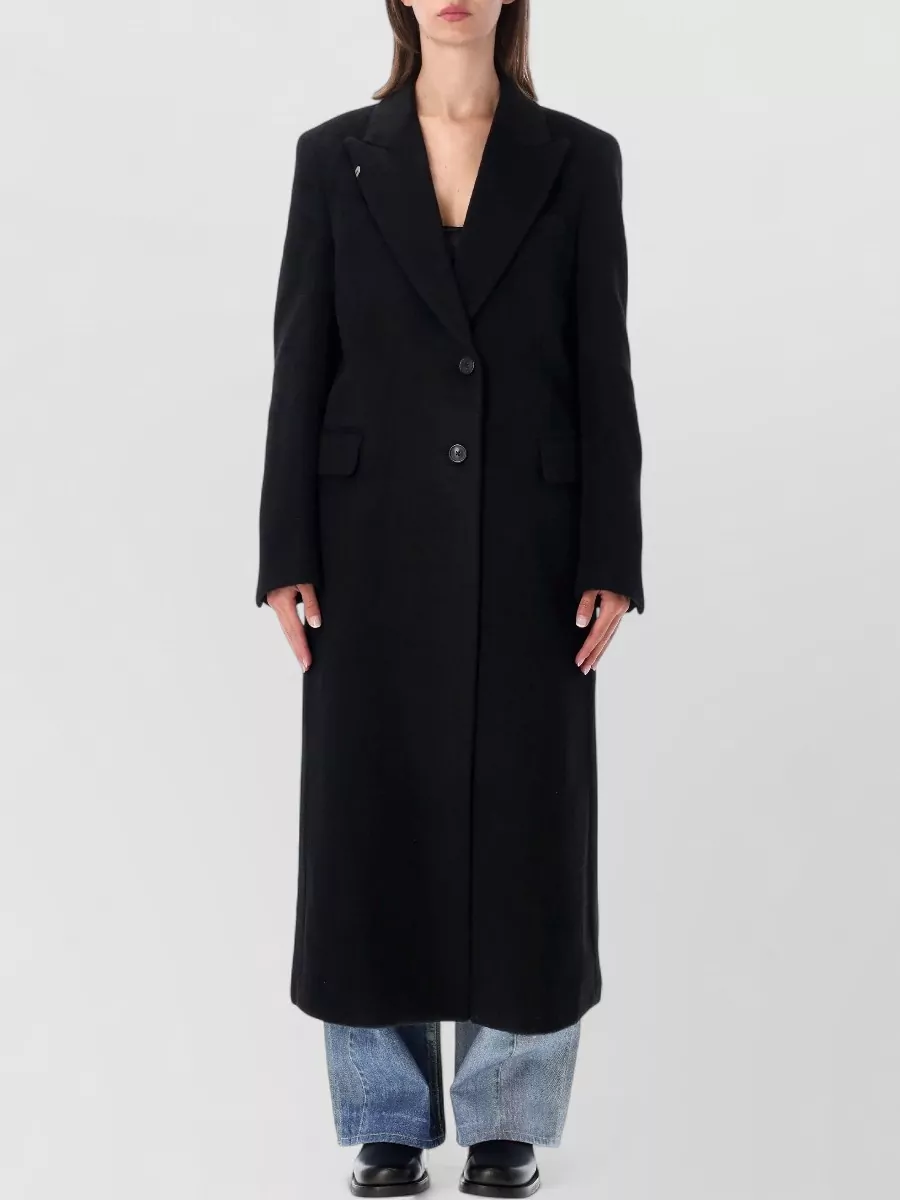 Our Legacy mohair wool oversized single breasted coat