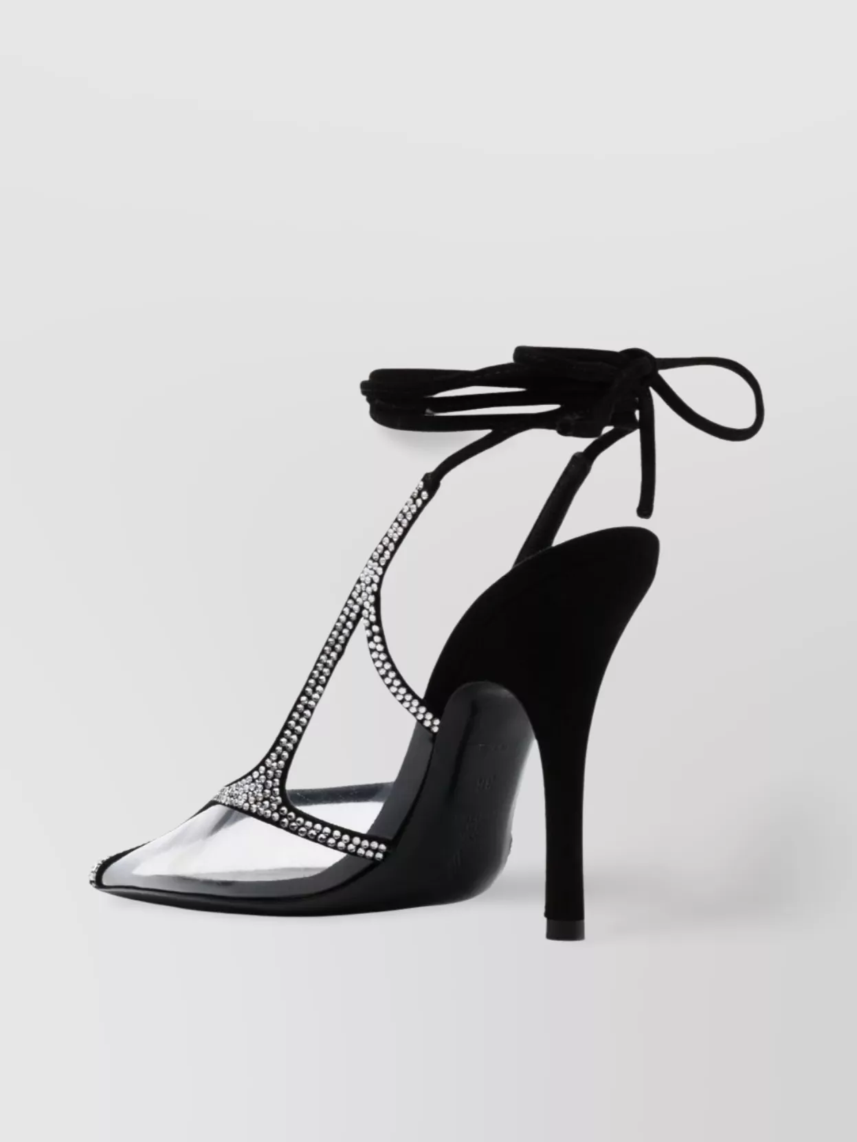 The Attico Venus Chrome Slingback Pumps