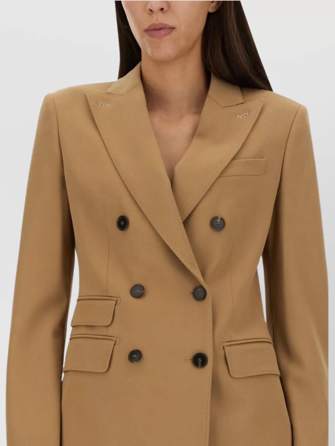Max Mara Virgin Wool Double-Breasted Blazer