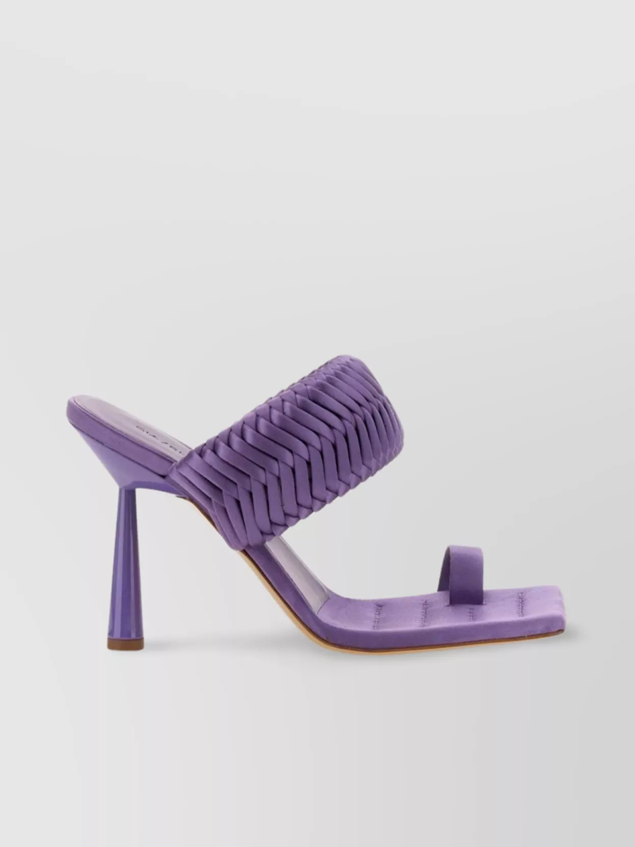 Gia Borghini Rosie Braided Strap Cone Heel Sandal