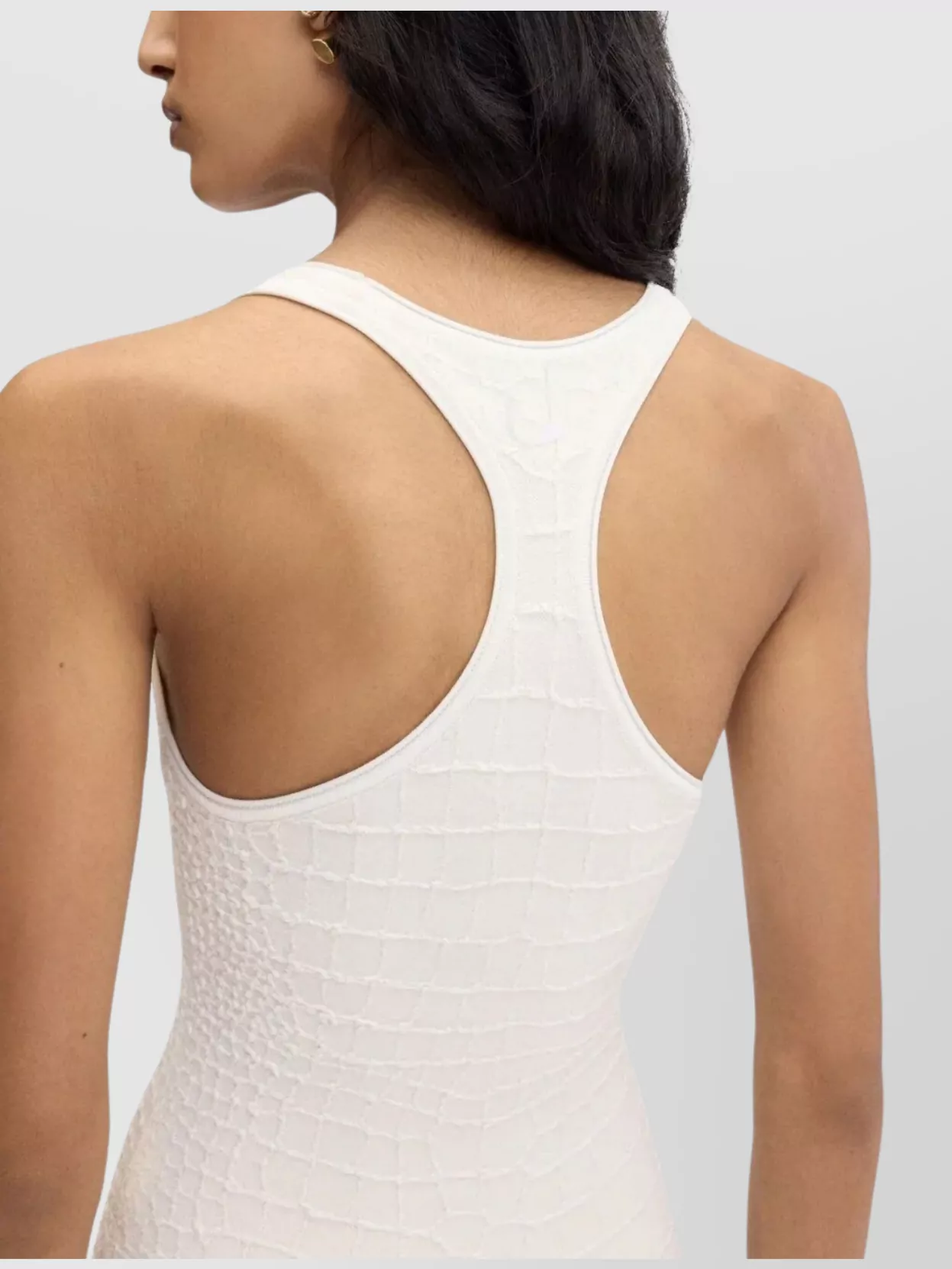 Jacquemus Scala Dress With Racerback And Side Slit